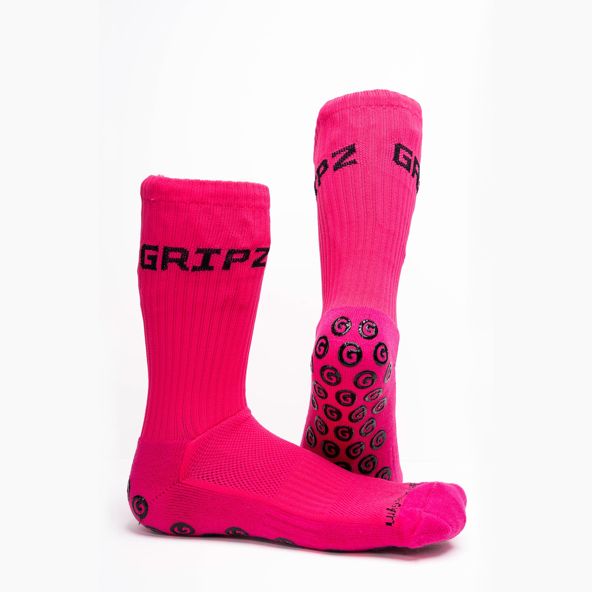 Ultra Pink Gripz Socks